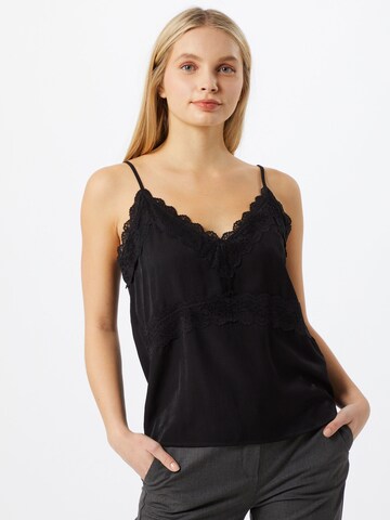 VILA - Blusa 'Estela' en negro: frente