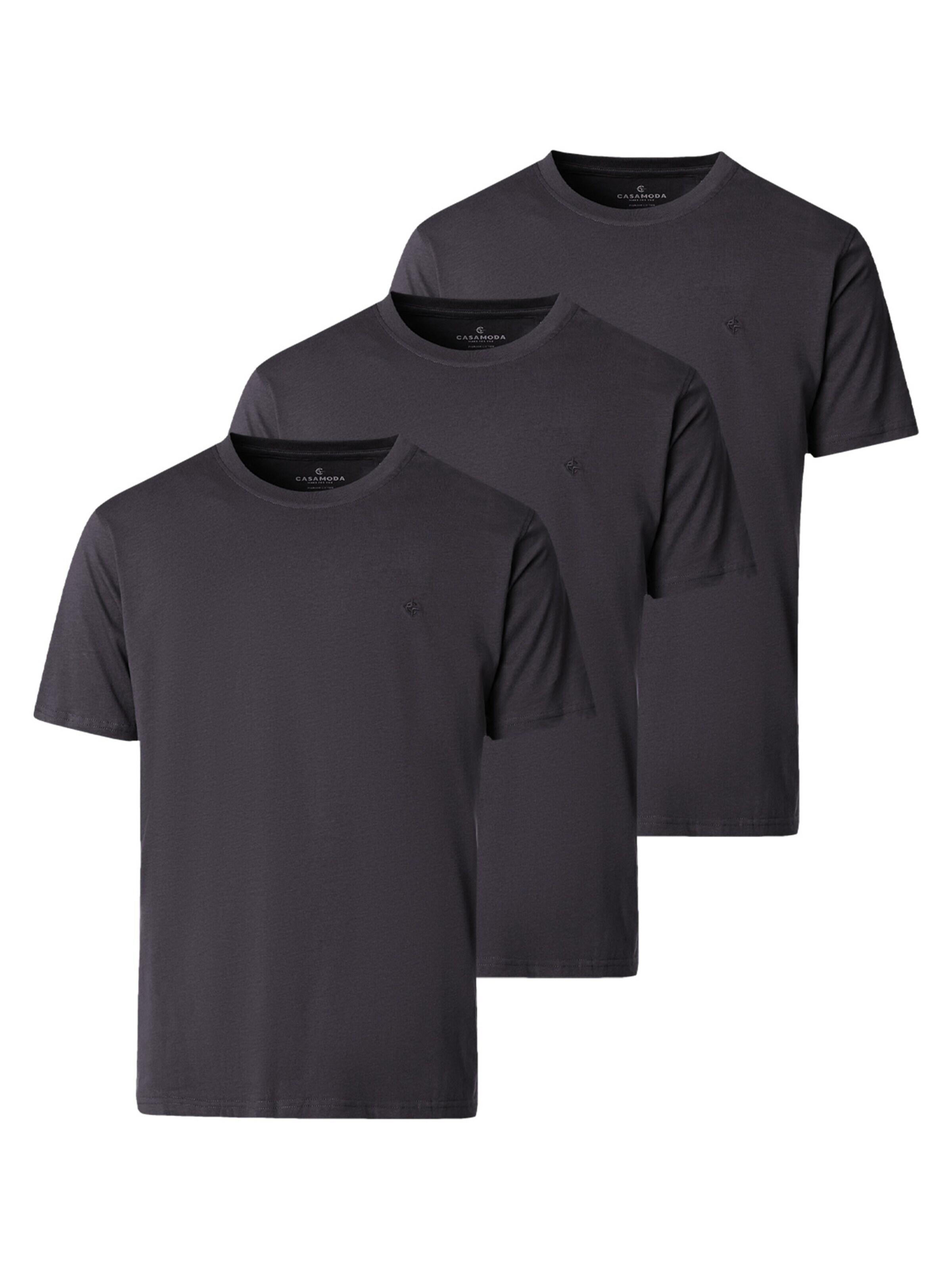 CASAMODA Shirt 'Basic'‌‌‌‌‌‌ in Grau: Vorderseite