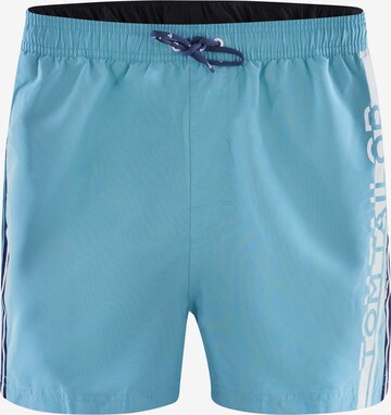 TOM TAILOR Zwemshorts ' BAKER ' in Blauw: voorkant