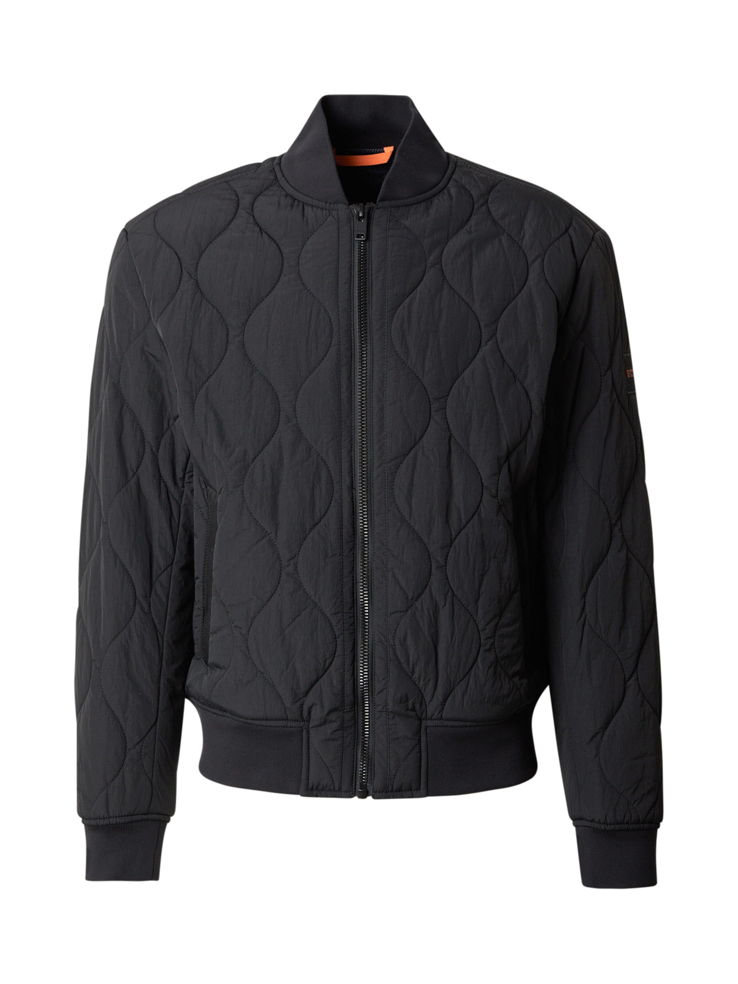 Veste mi-saison 'Ostrong' BOSS en noir : devant