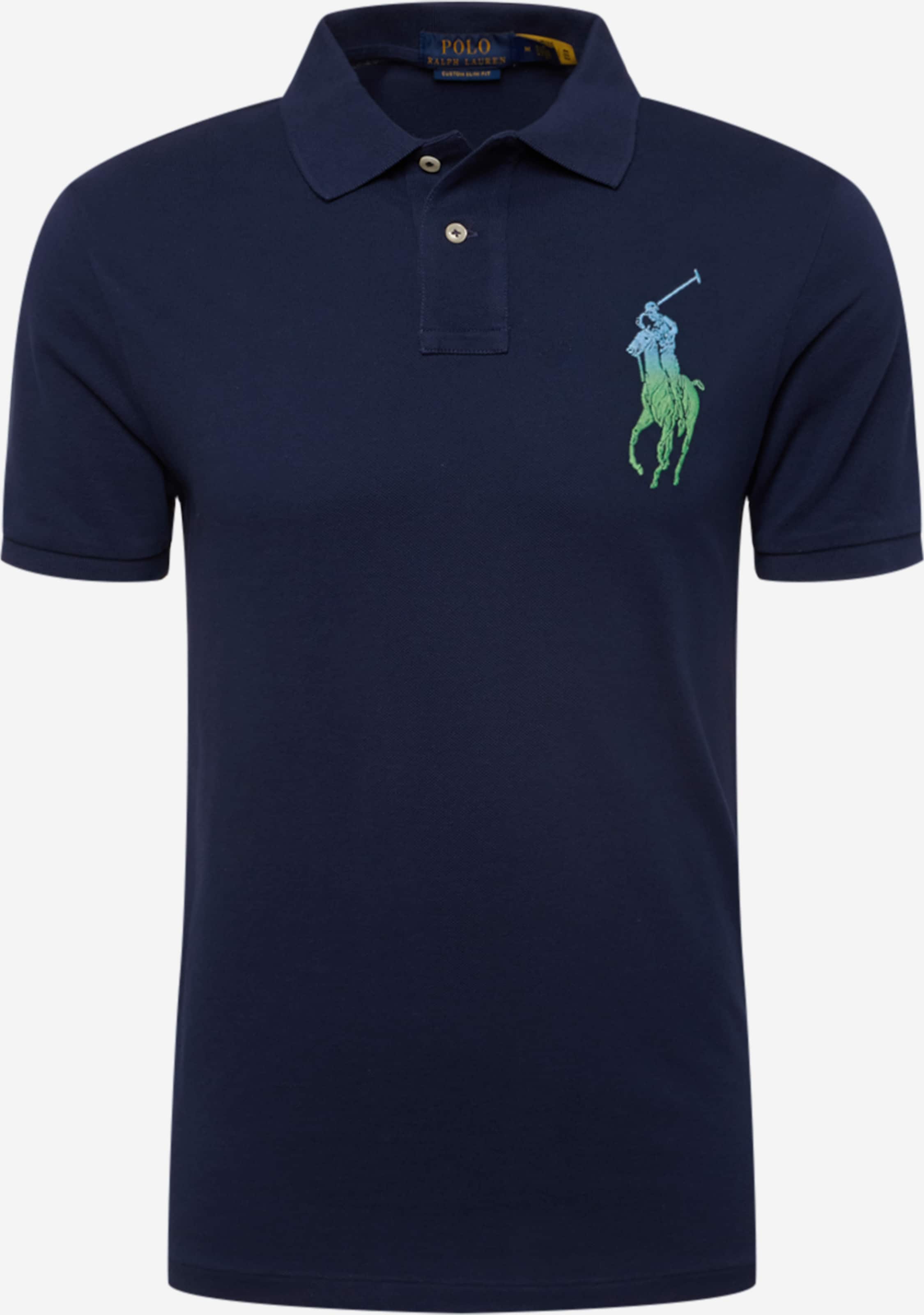 pasillo Sabor híbrido Polo Ralph Lauren Camiseta en Navy, Aqua | ABOUT YOU