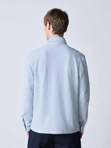 Next Regular fit Button Up Shirt in Blue