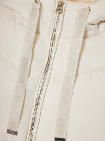 Funky Buddha Χειμερινό μπουφάν σε λευκό