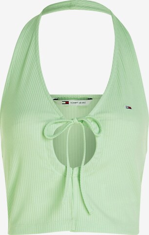 Tommy Jeans Top in Groen: voorkant