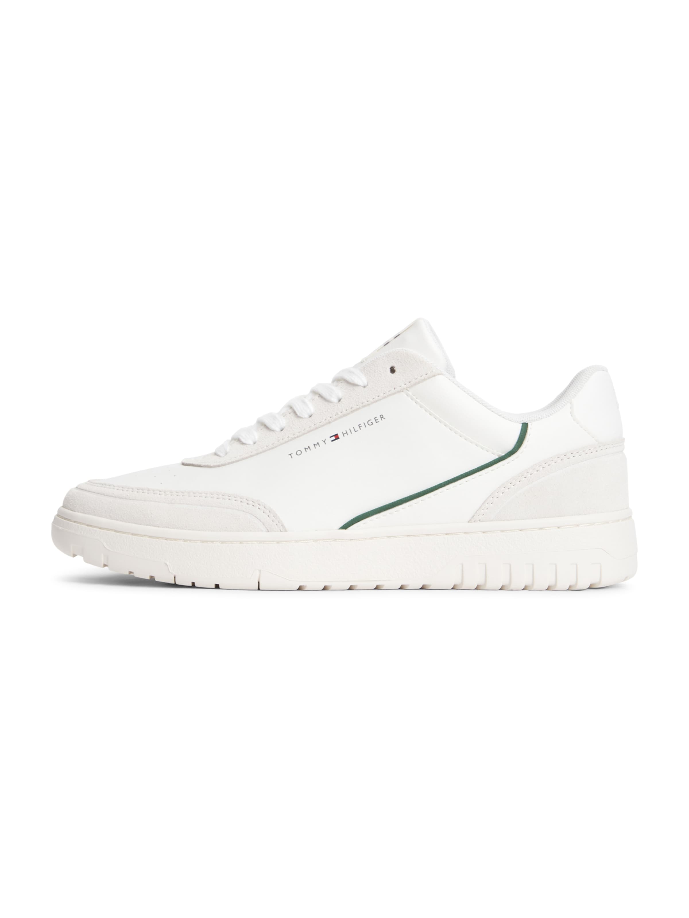 TOMMY HILFIGER Zemie brīvā laika apavi, krāsa - nebalināts / zaļš, Preces skats