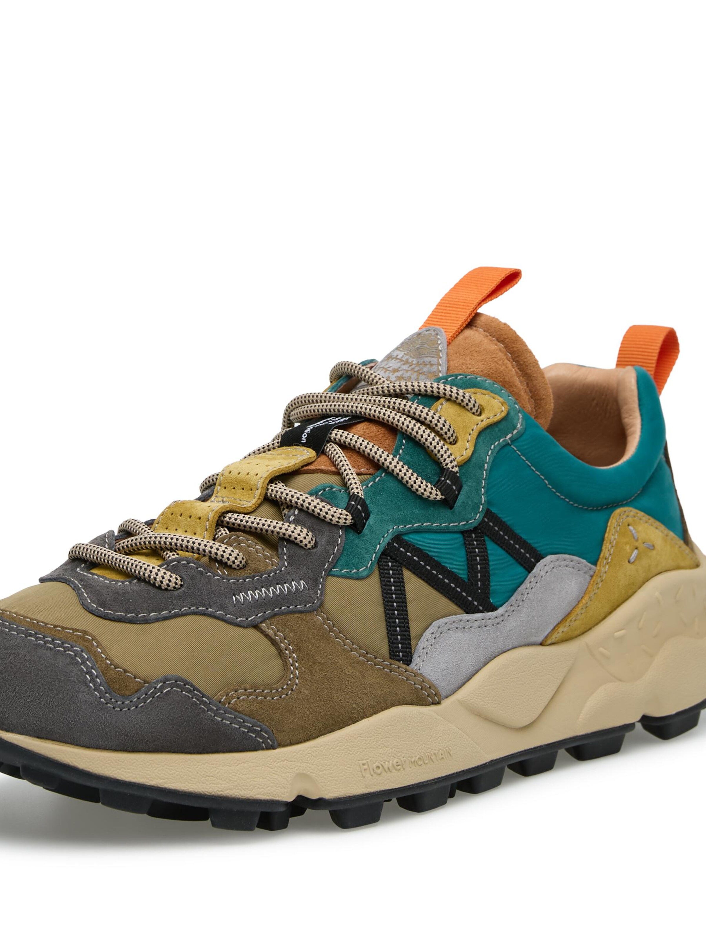 Flower Mountain Platform trainers 'LENZAN MAN' in Black