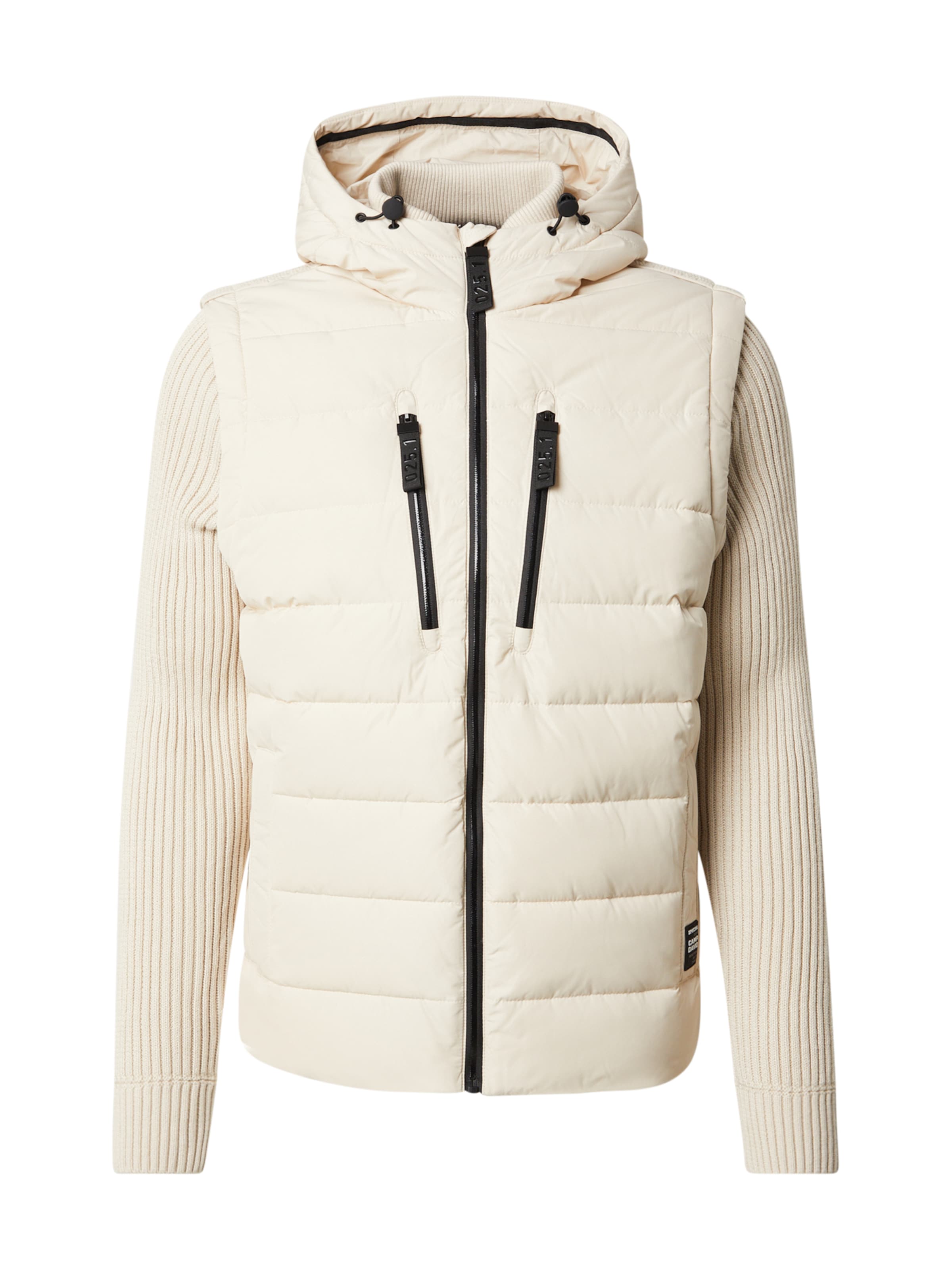 Gilet di CAMP DAVID in beige: frontale