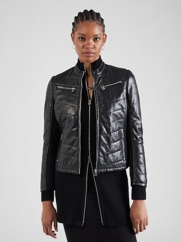 Gipsy Between-Season Jacket 'Jantje' in Black: front