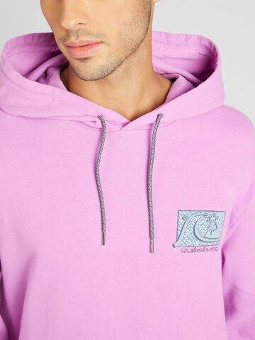 QUIKSILVER Sweatshirt 'APOG HERITAGE' in Purple