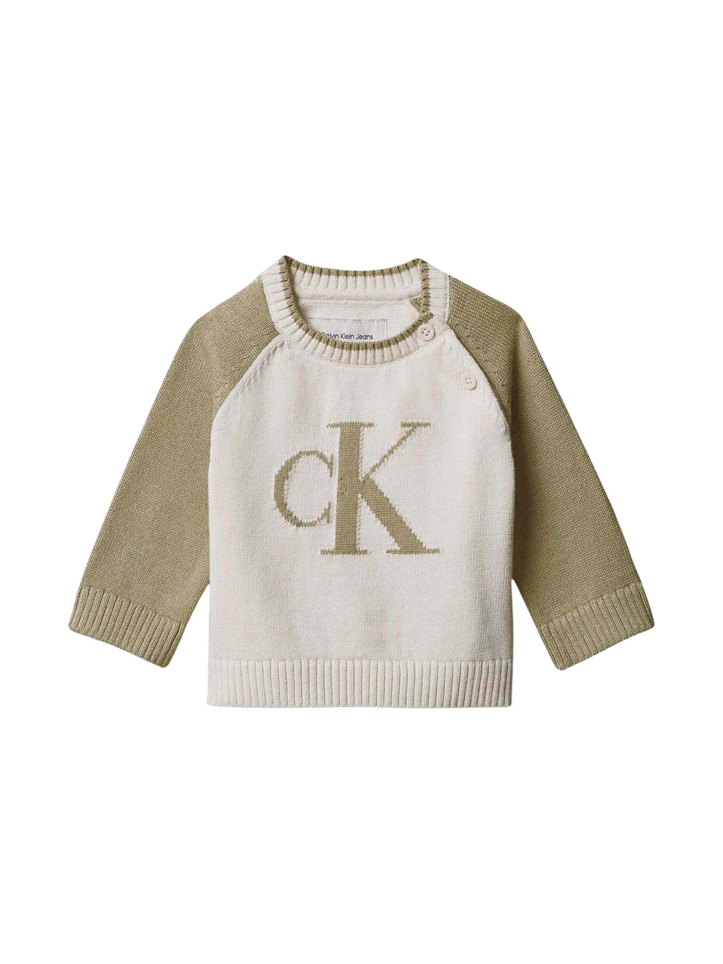 Calvin Klein Kids Tröja i vit: framsida