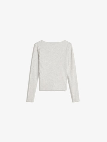 Bershka Тениска в сиво