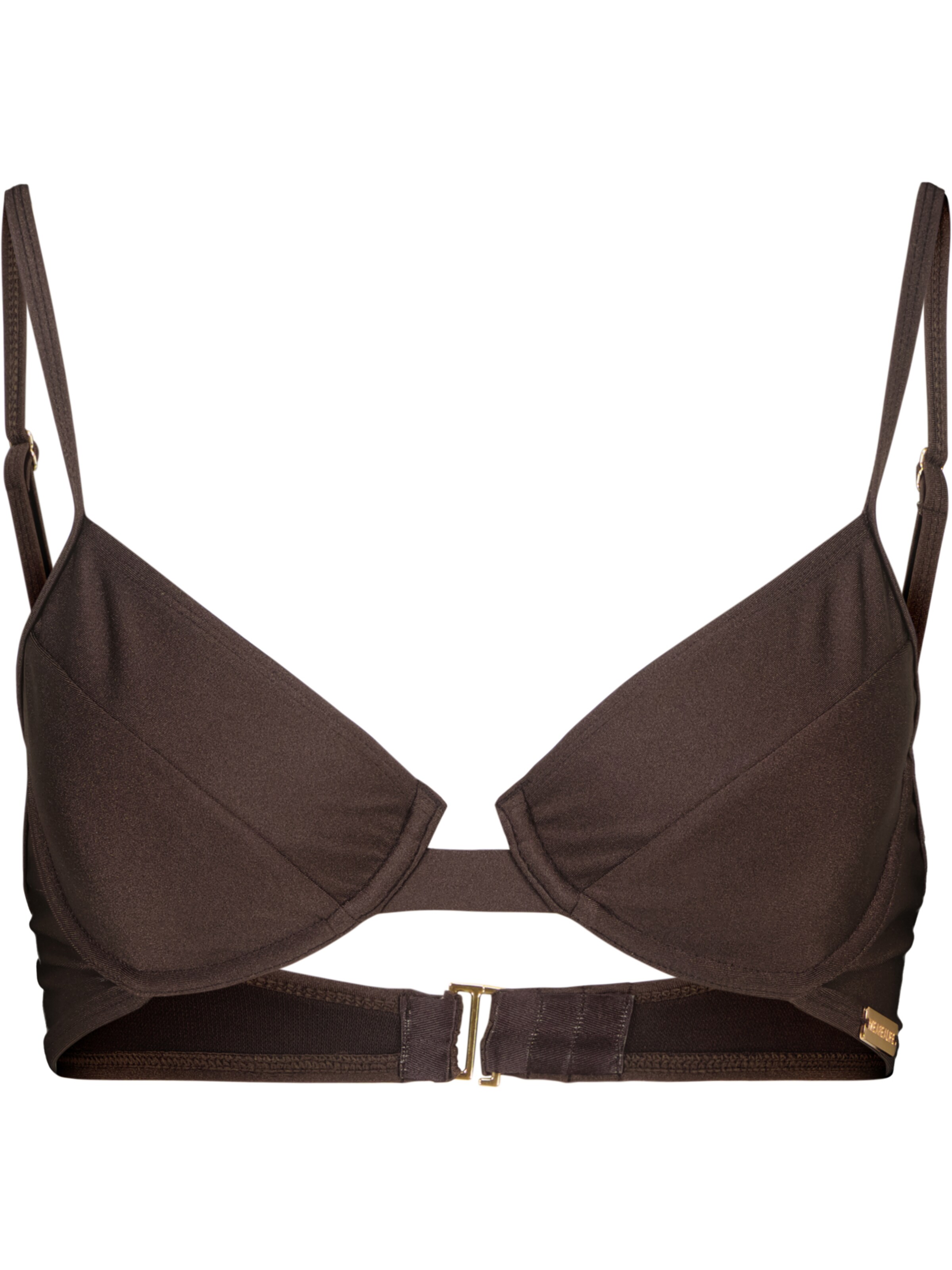 Top per bikini 'PinaAK' di alife & kickin in marrone: frontale