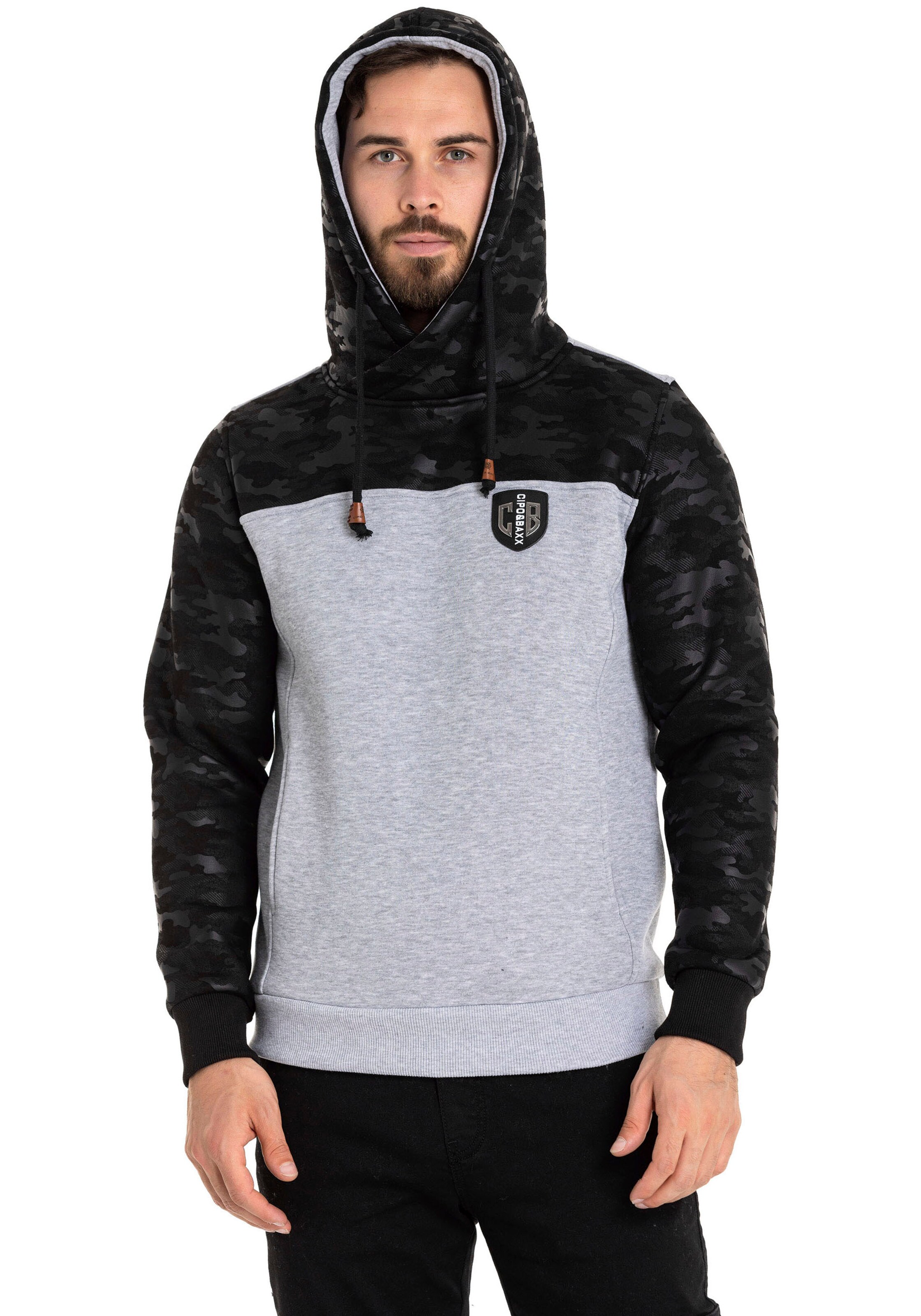 CIPO & BAXX Sweatshirt in Grey