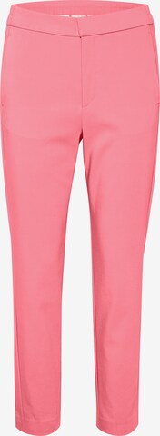 InWear Regular Pleated Pants 'Zella' in Pink: front