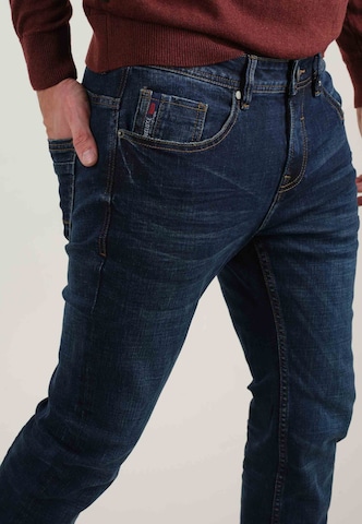 Coupe slim Jean 'Carlos' Deeluxe en bleu