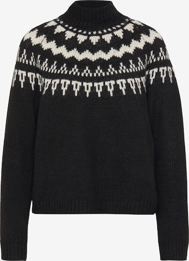 Megztinis iš Vero Moda Tall, spalva – šokolado spalva / balta, Prekių apžvalga