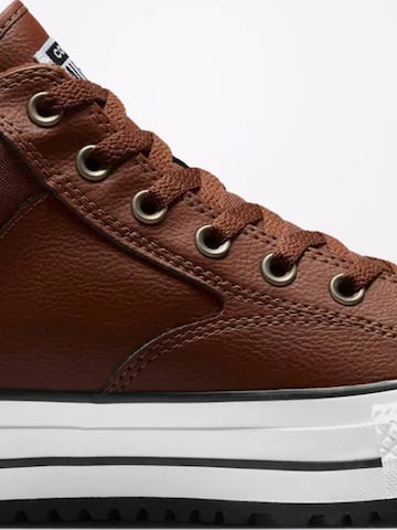 Sneaker alta 'Chuck Taylor As Malden Street' di CONVERSE in marrone