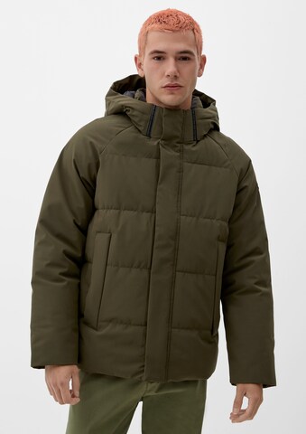 QS Between-Season Jacket in Green: front