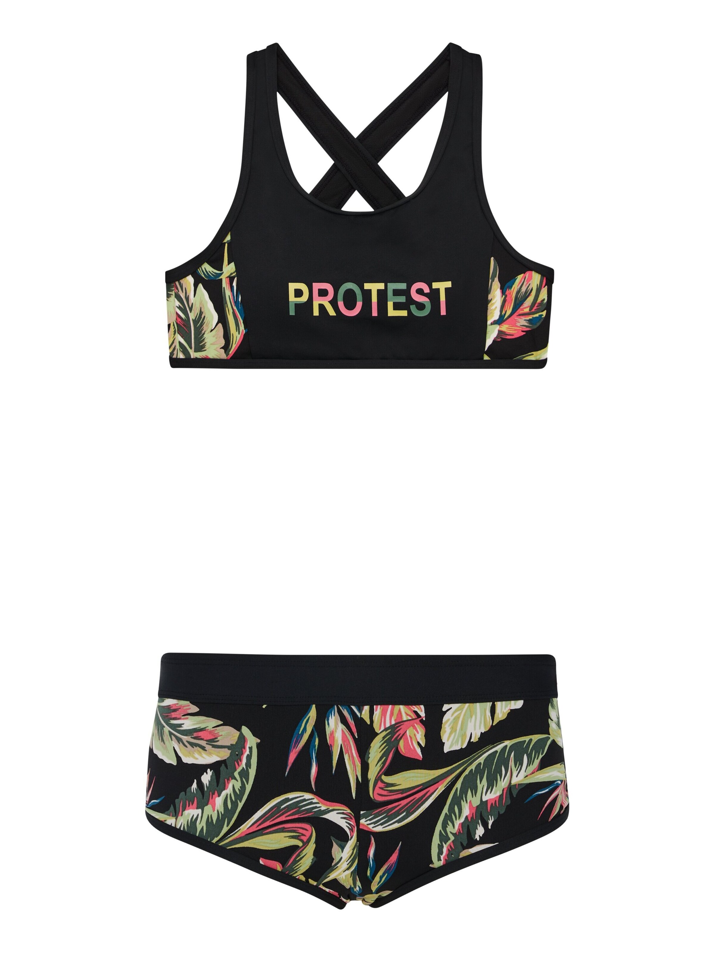 PROTEST Bikini 'PRTFavour JR' in Black: front