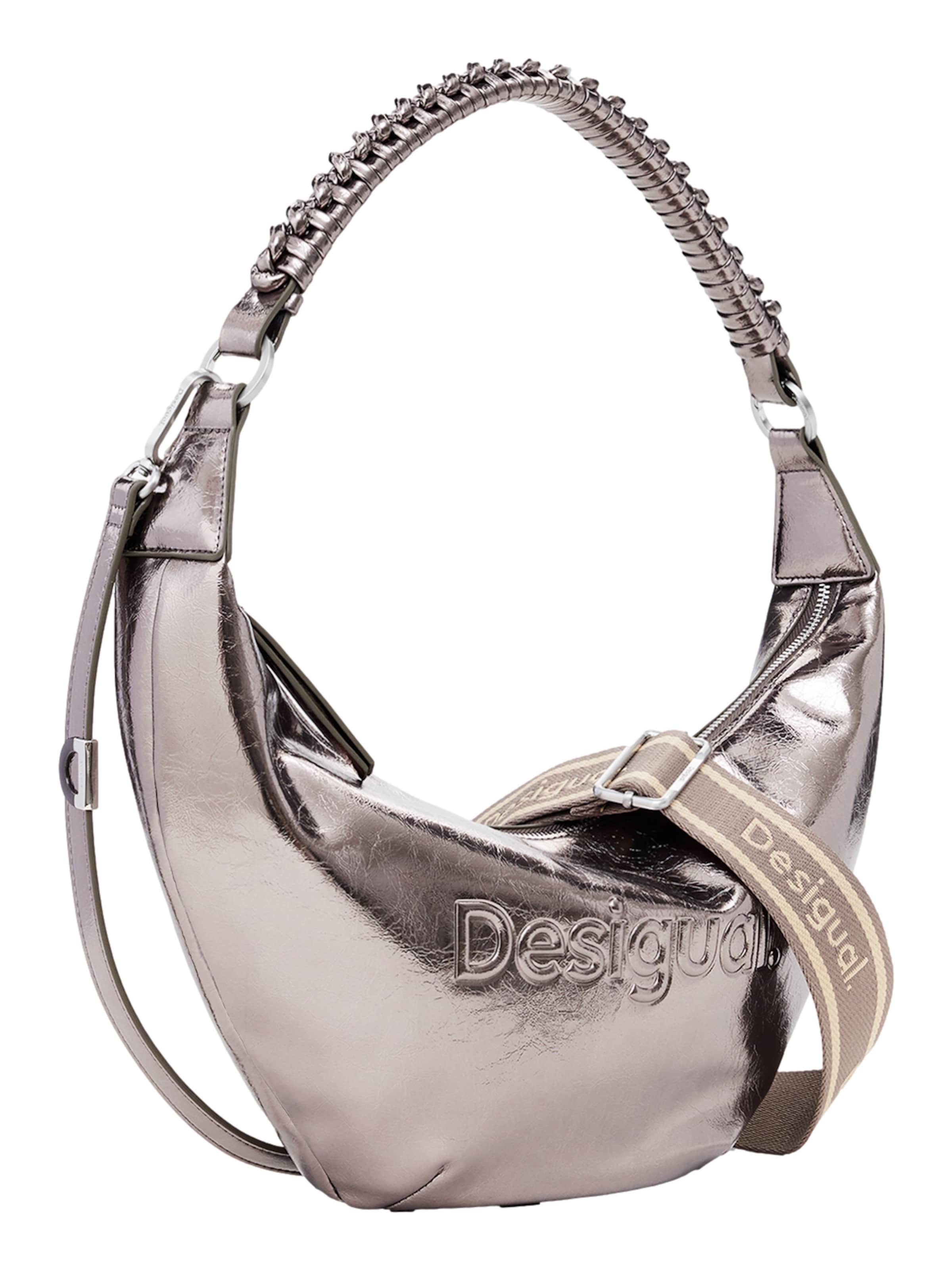 Desigual Handbag 'Half Logo Zonte' in Silver