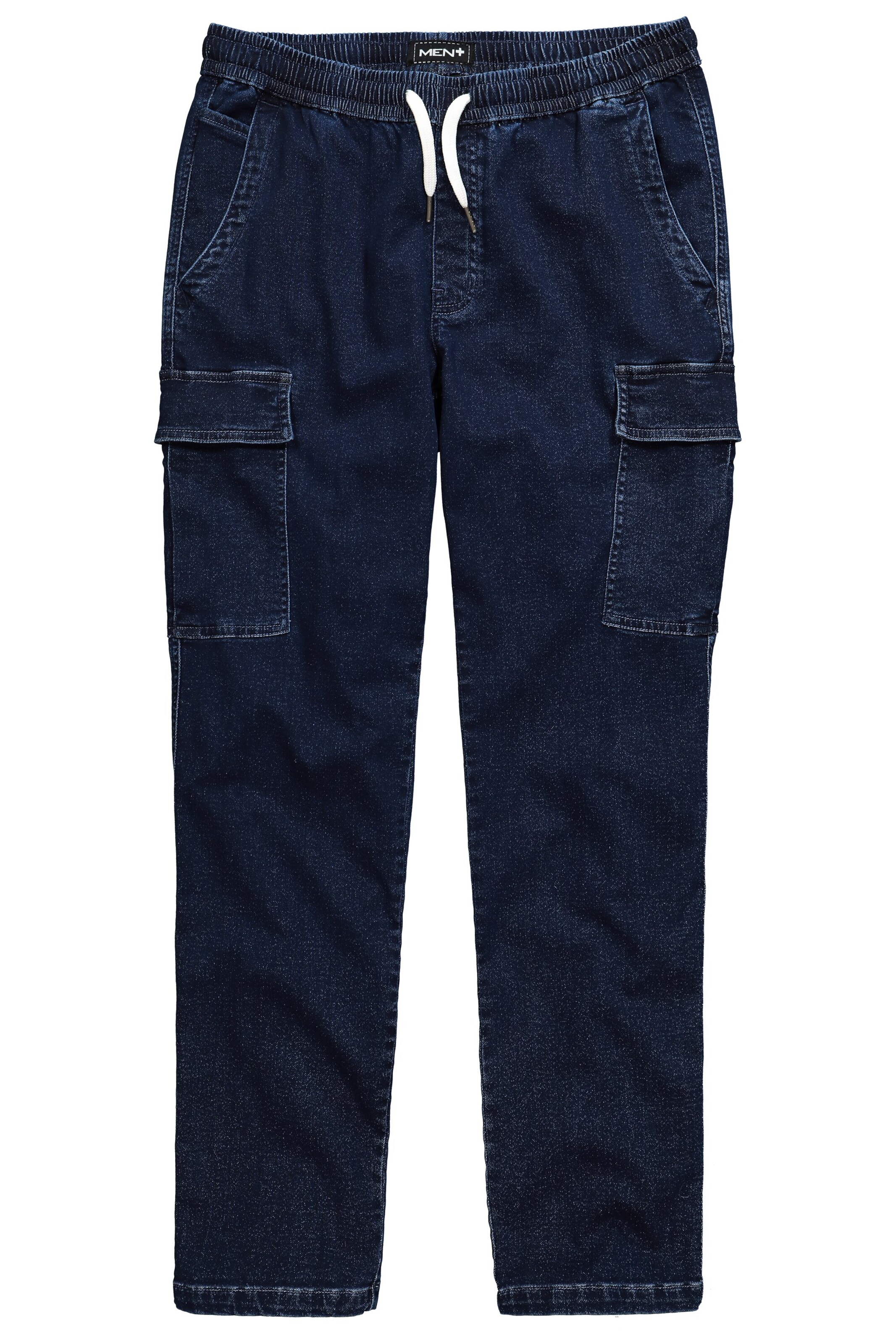 Men Plus Regular Jeans in Blue: front