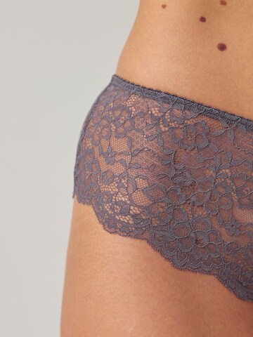 SNOCKS Boyshorts 'Spitze' in Grey