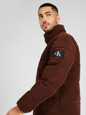 Calvin Klein Jeans Between-Season Jacket in Brown