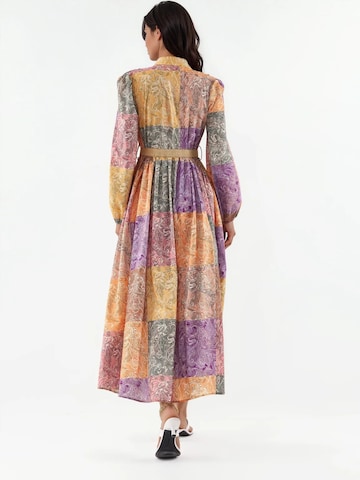 MSN Collection - Vestidos camiseiros em mistura de cores