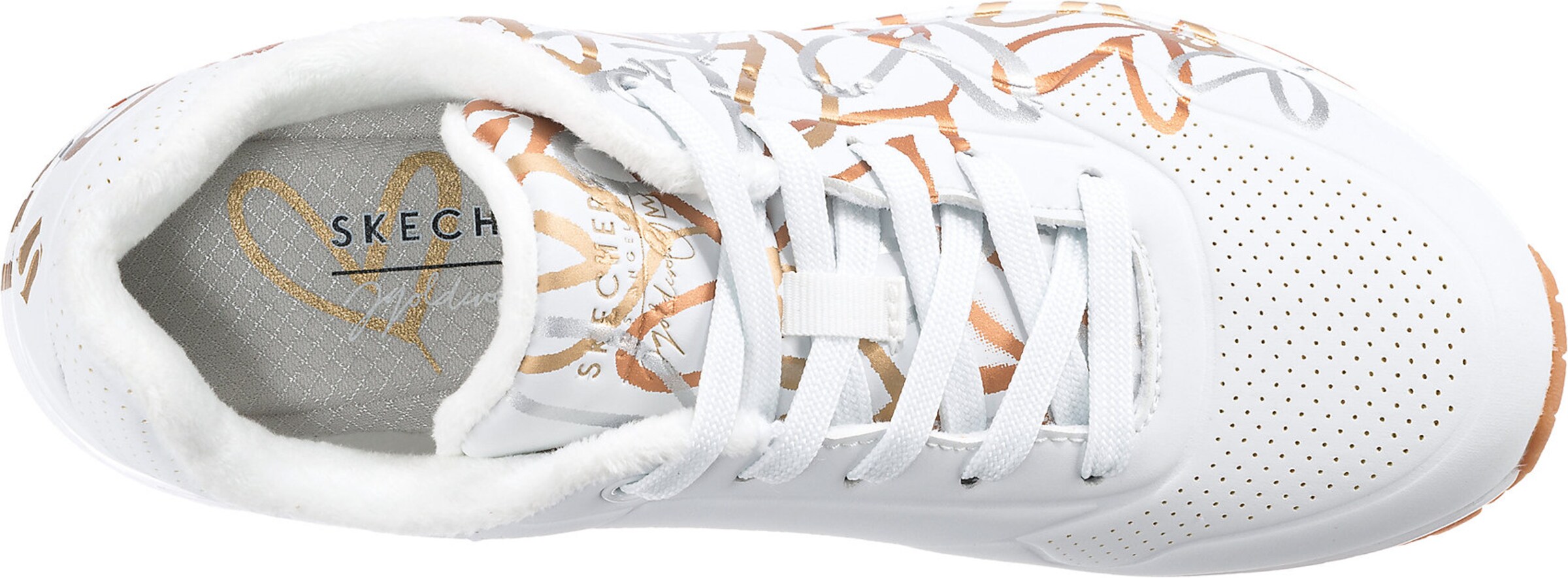 Baskets basses 'James' SKECHERS en blanc