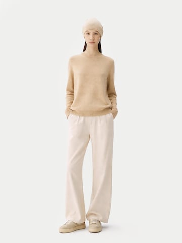 GOBI Cashmere Sweater 'Cashmere Hat & Sweater Set' in Beige