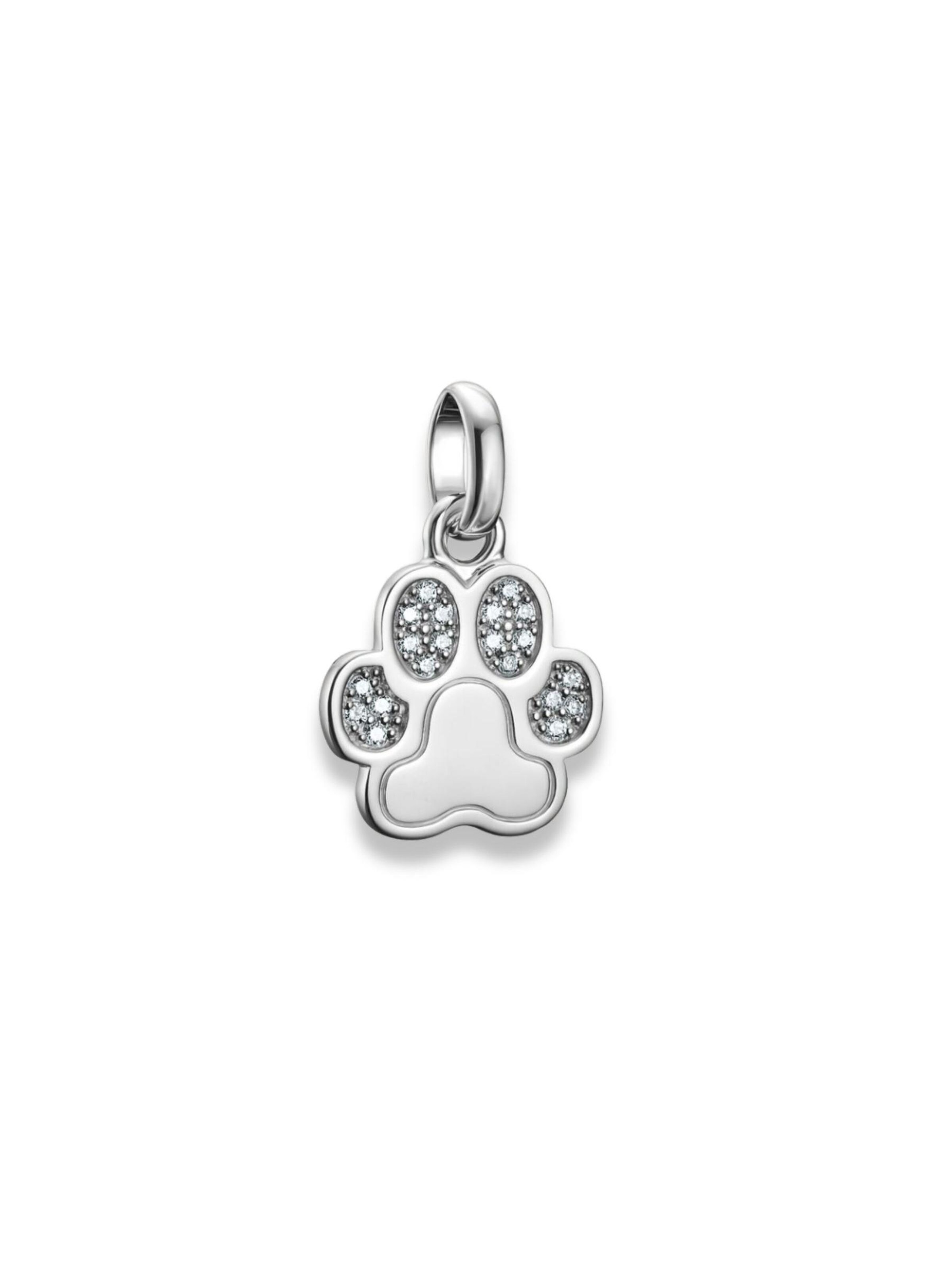 Thomas Sabo Anhänger 'Pfote'‌‌‌‌‌‌ in Silber: Vorderseite