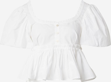 Monki Blouse in White: front