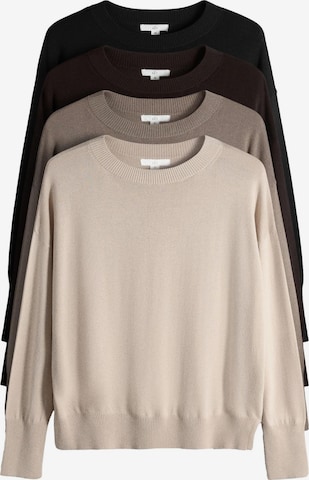 The Set Pullover in Beige: Vorderseite