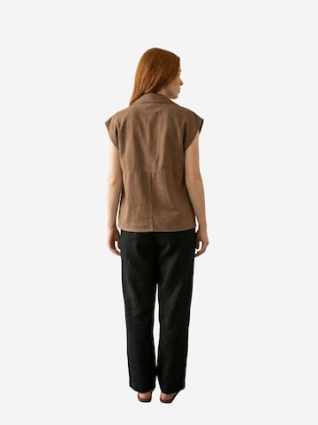 My fashion Vest in Brown