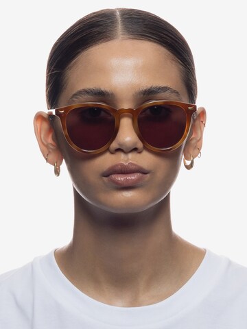 LE SPECS Okulary przeciwsłoneczne 'FIRE STARTER' w kolorze brązowy