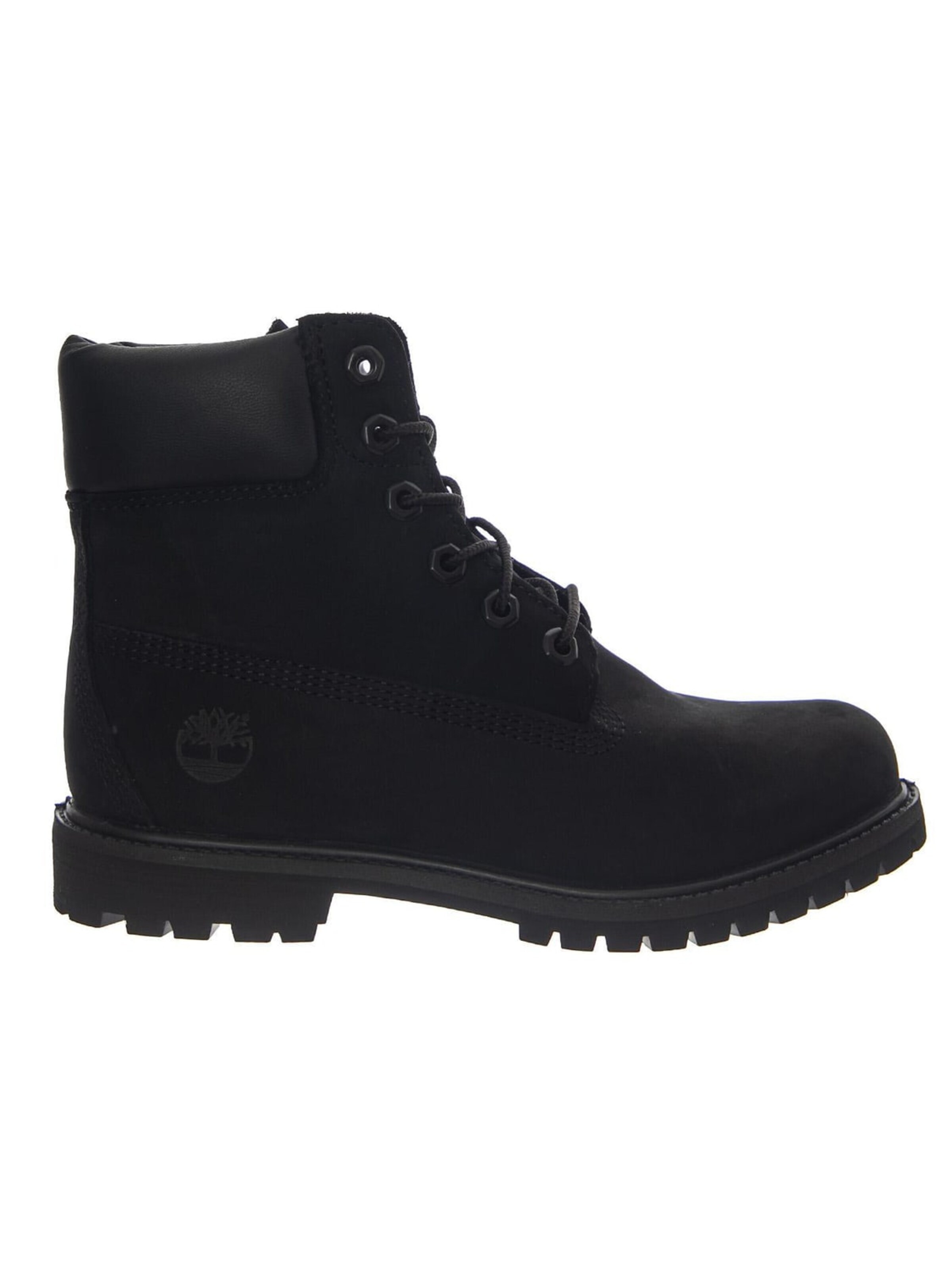 TIMBERLAND Kozaki sznurowane 'Premium 6 Inch Lace Up Waterproof Boot -- Men's Wheat / Black' w kolorze brązowy
