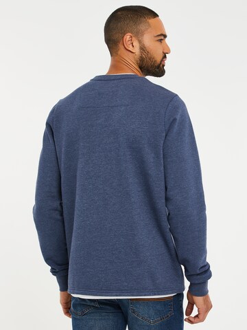 Threadbare Sweatshirt 'Kisele' in Blauw