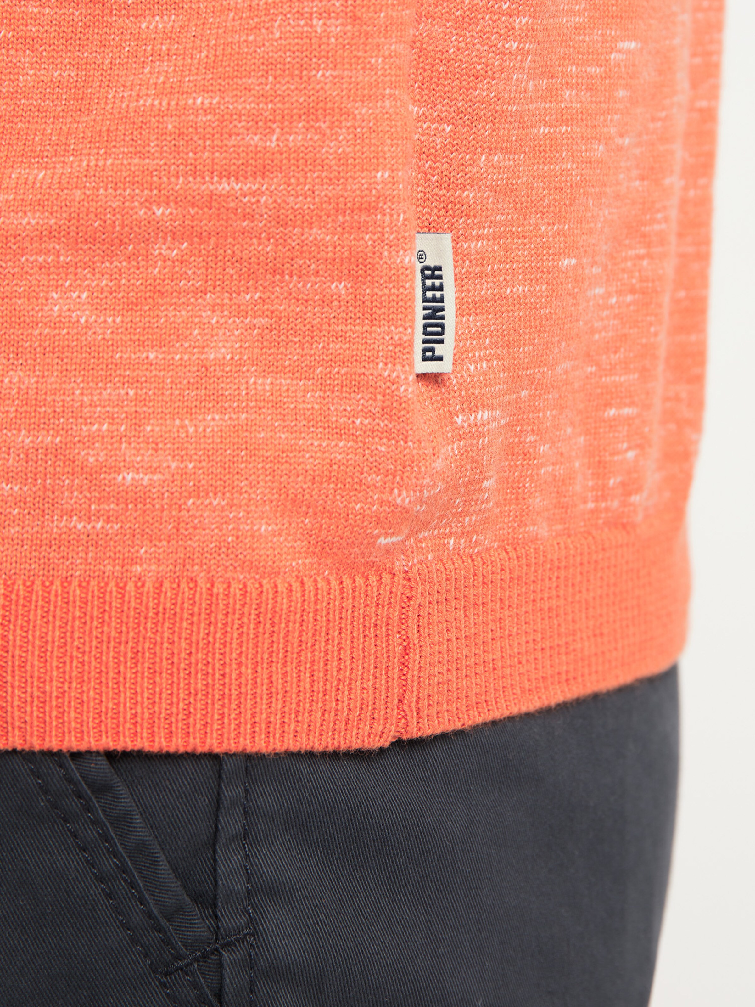Männer Pullover & Strick PIONEER Pullover in Orangemeliert - RK38876 Männer Pullover & Strick PIONEER Pullover in Orangemeliert - RK38876