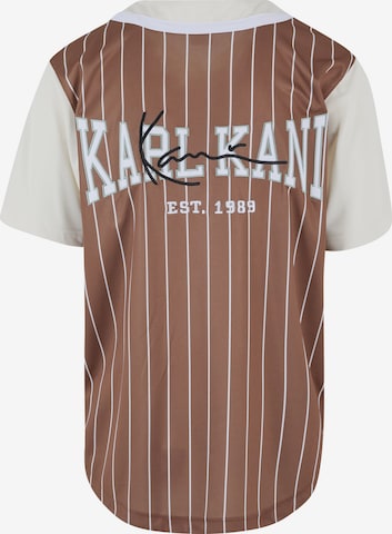 Karl Kani Regularny krój Koszula w kolorze brązowy