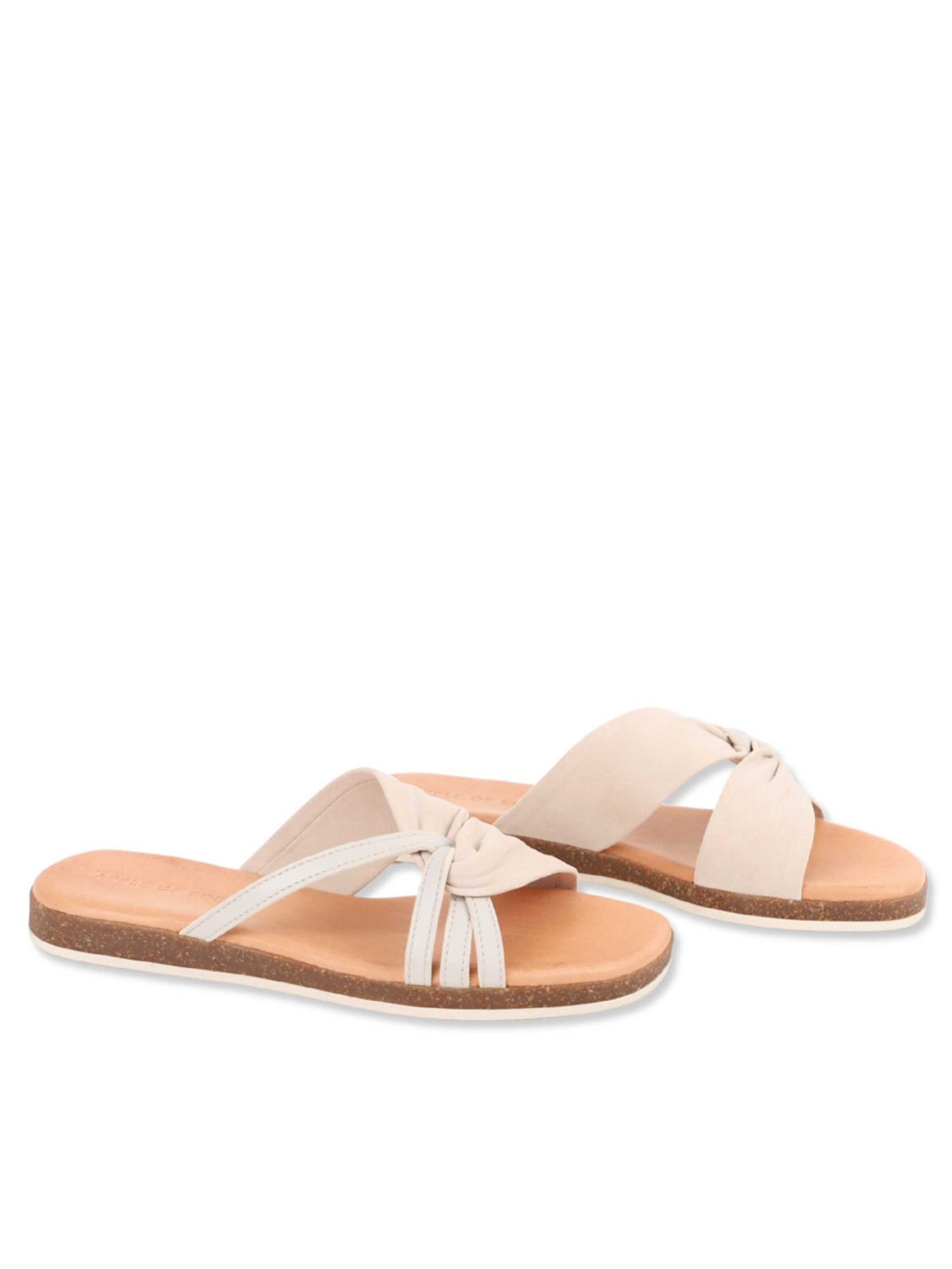 Apple of Eden Slippers 'SS26-IRMA 68' in Beige: front