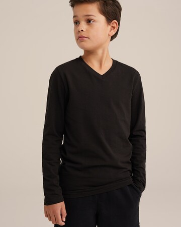 WE Fashion T-shirt i svart: framsida