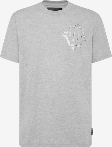 Philipp Plein - Camiseta en gris: frente