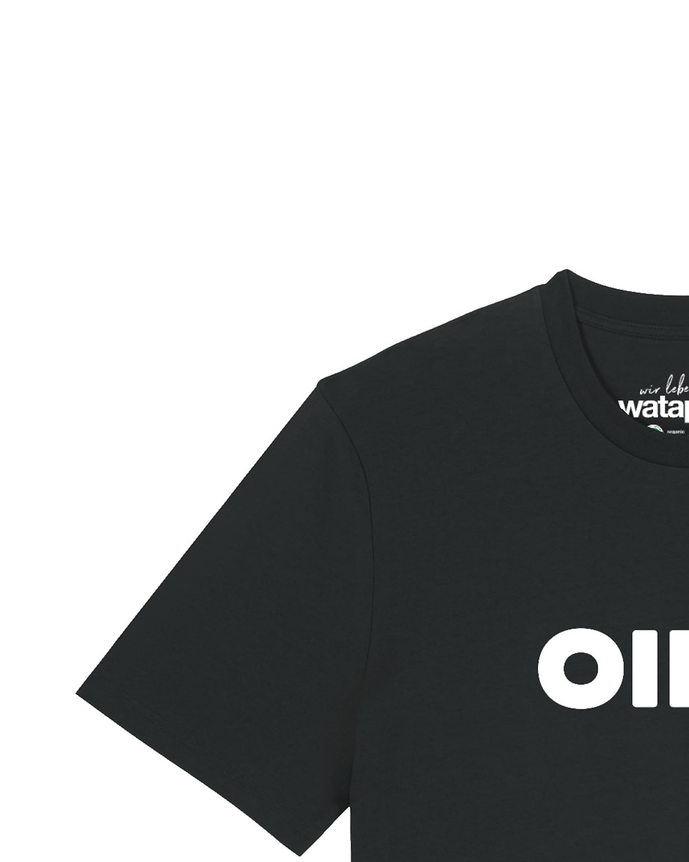 Watapparel Shirt 'Oida' in Zwart