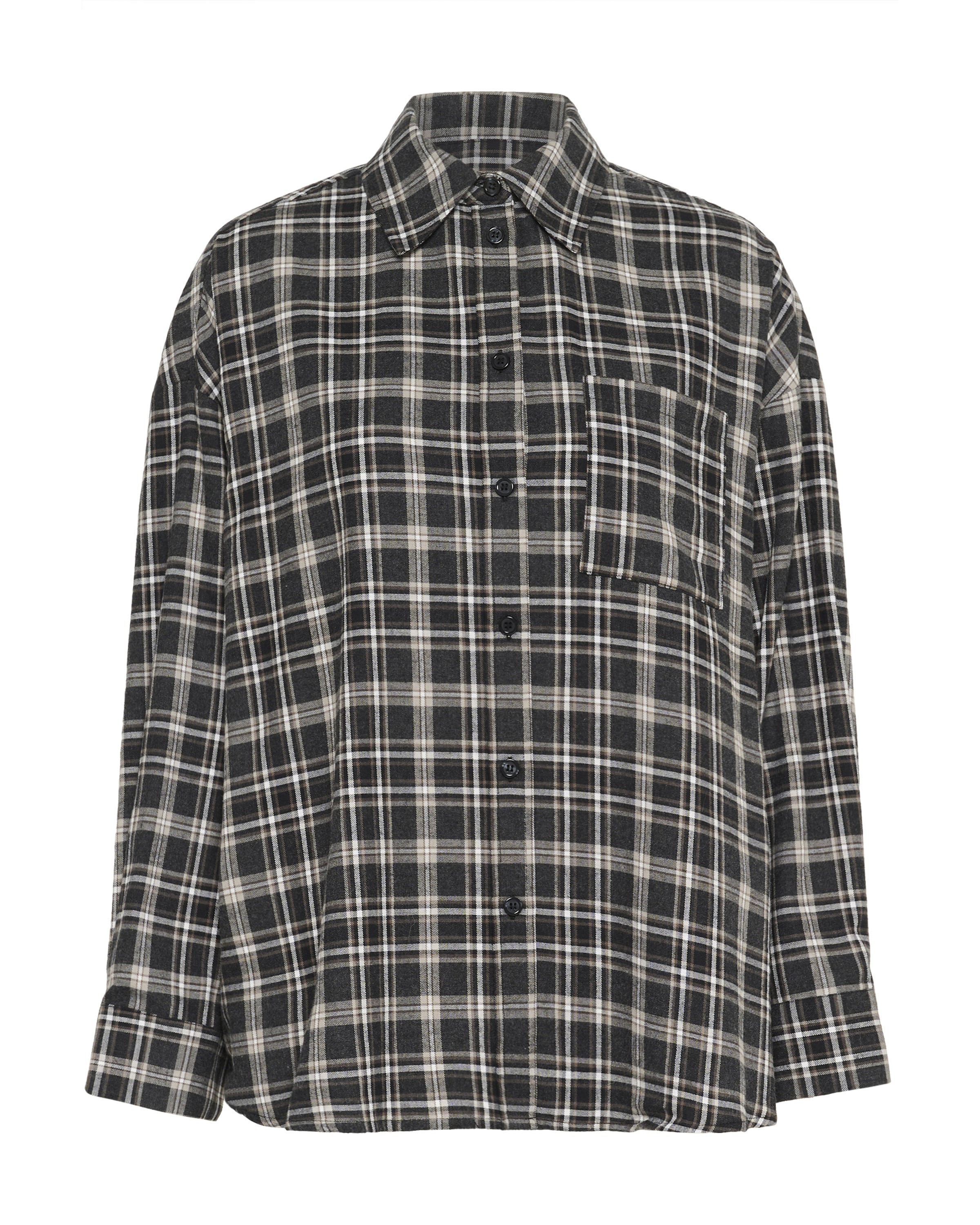 KAREN BY SIMONSEN Bluse in Schwarz: Vorderseite