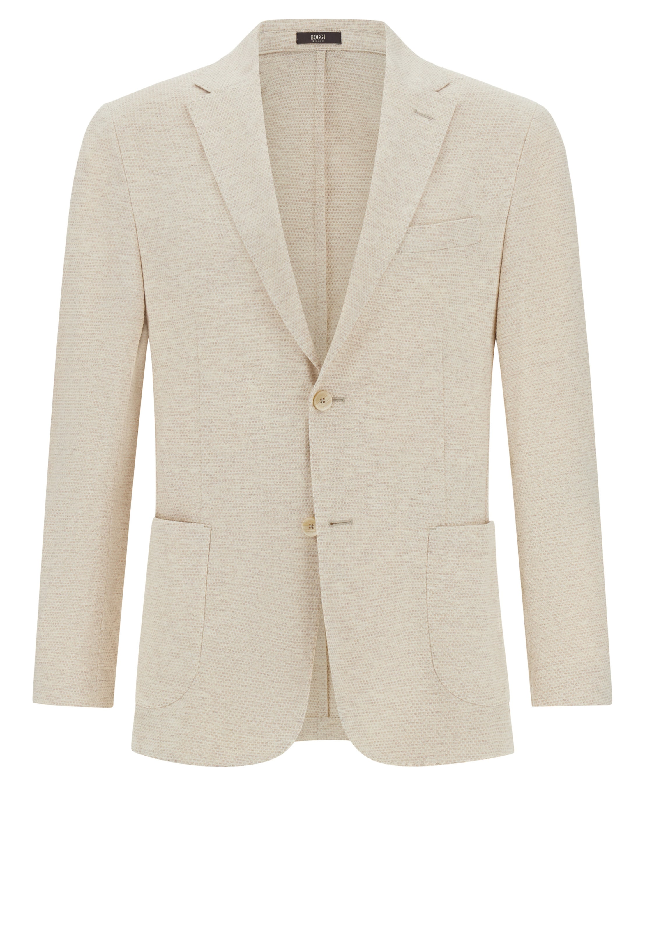 Giacca da completo di Boggi Milano in beige: frontale