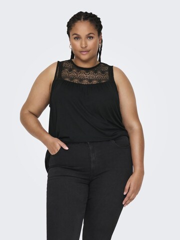 ONLY Carmakoma Top 'BINA' in Zwart: voorkant