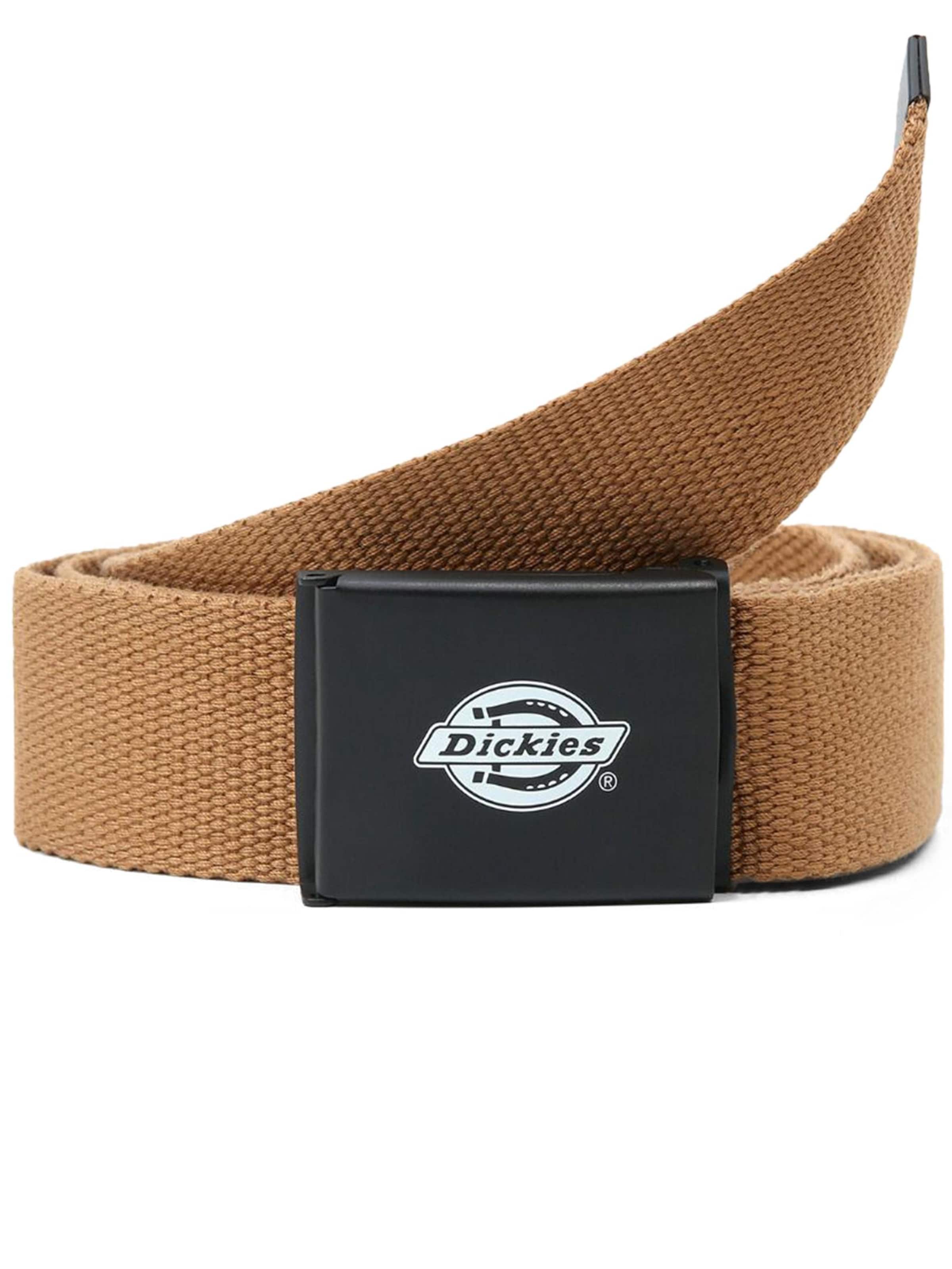DICKIES - Cinturón 'ORCUTT' en marrón: frente
