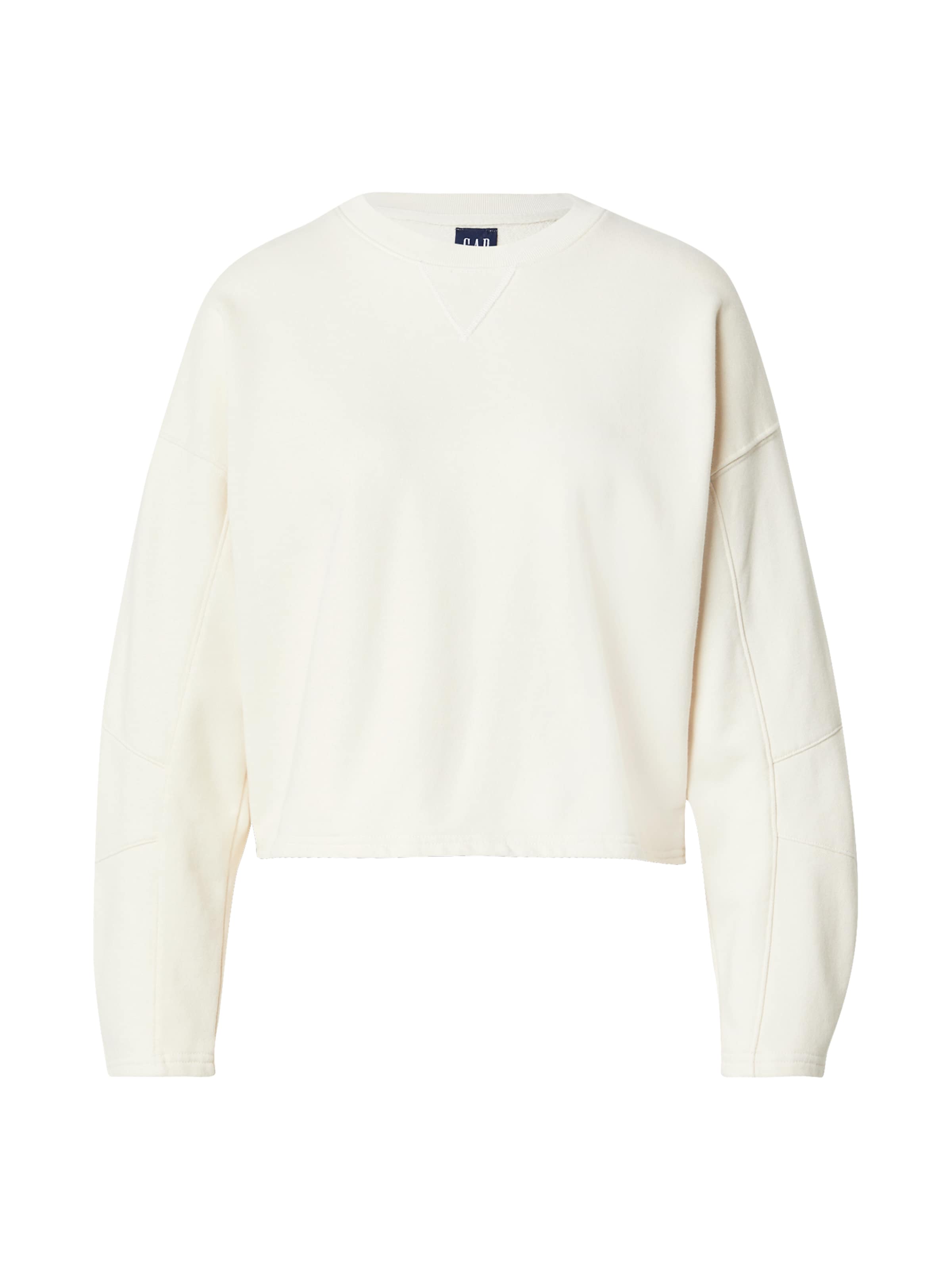 GAP Sweatshirt &#x27;HORSESHOE&#x27; in Wit: voorkant