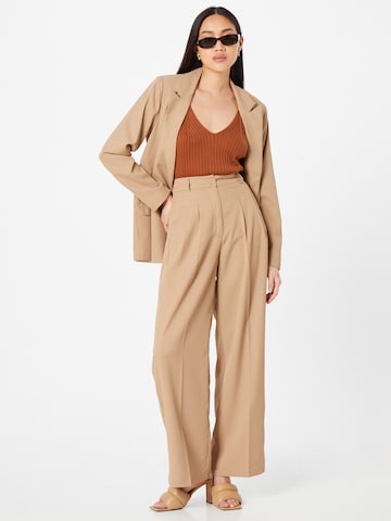 minimum Knitted Top 'TAPPI' in Brown