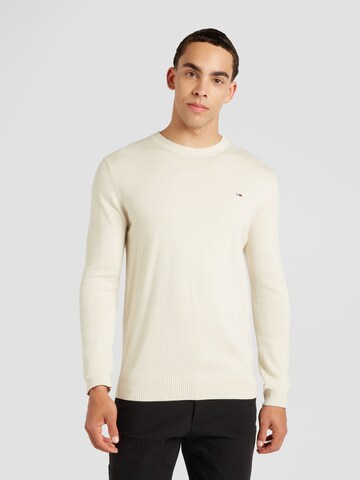 Tommy Jeans Свитер 'ESSENTIAL' в Бежевый